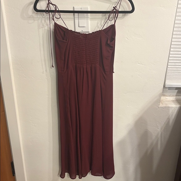 Reformation Juliette Dress Chianti Size 0 - Picture 8 of 10